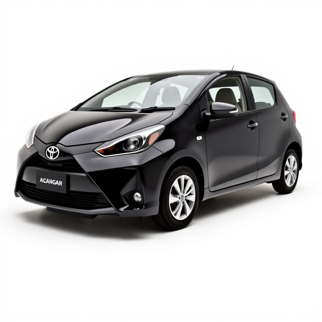 Sewa Toyota Agya Hitam matic lepas kunci di Karawaci Tangerang